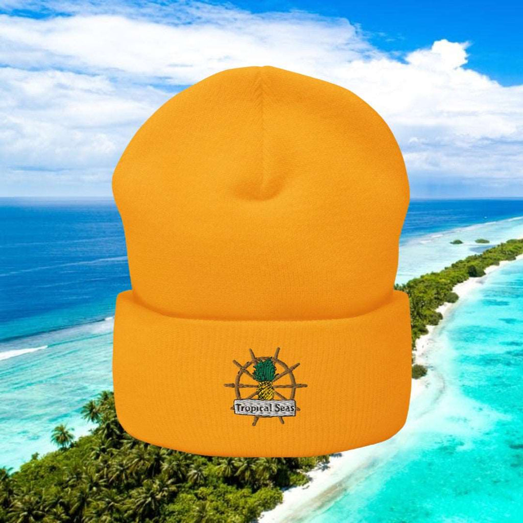 OG Tropical Seas Cuffed Beanie | Embroidered Cap