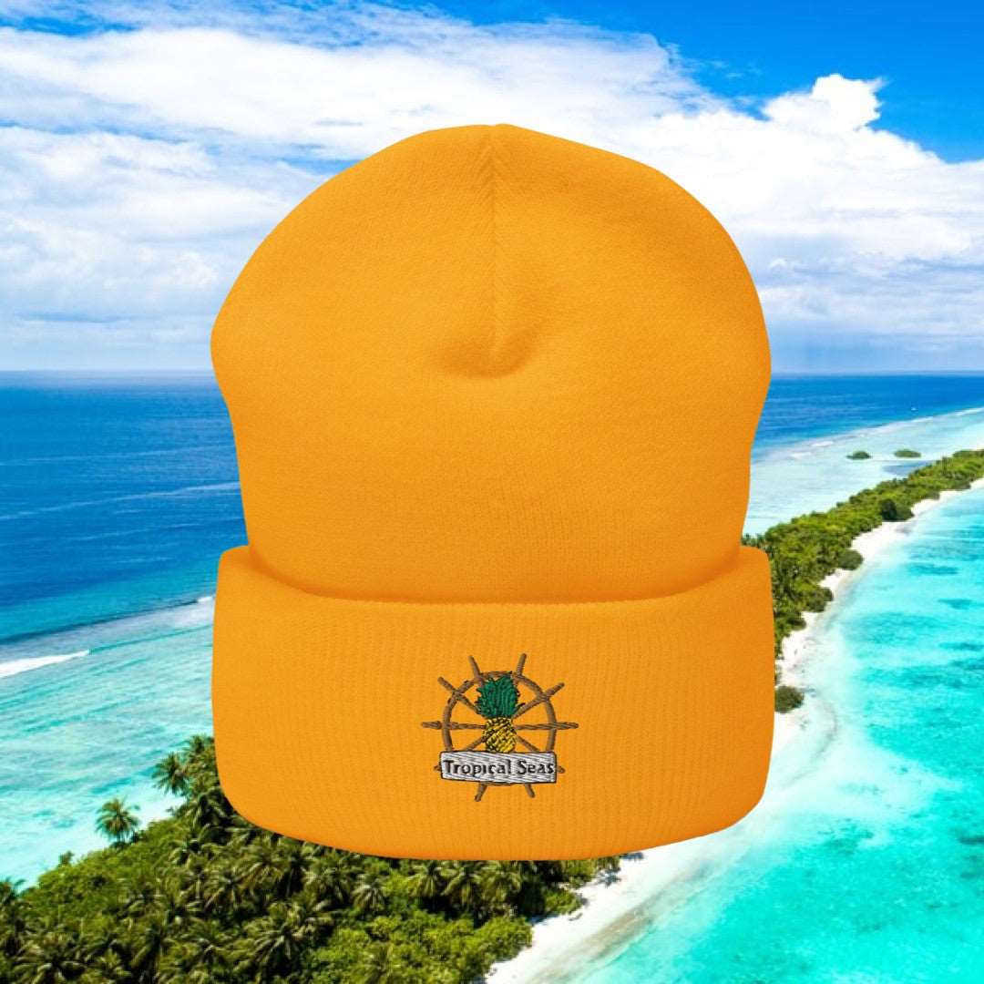 OG Tropical Seas Cuffed Beanie | Embroidered Cap
