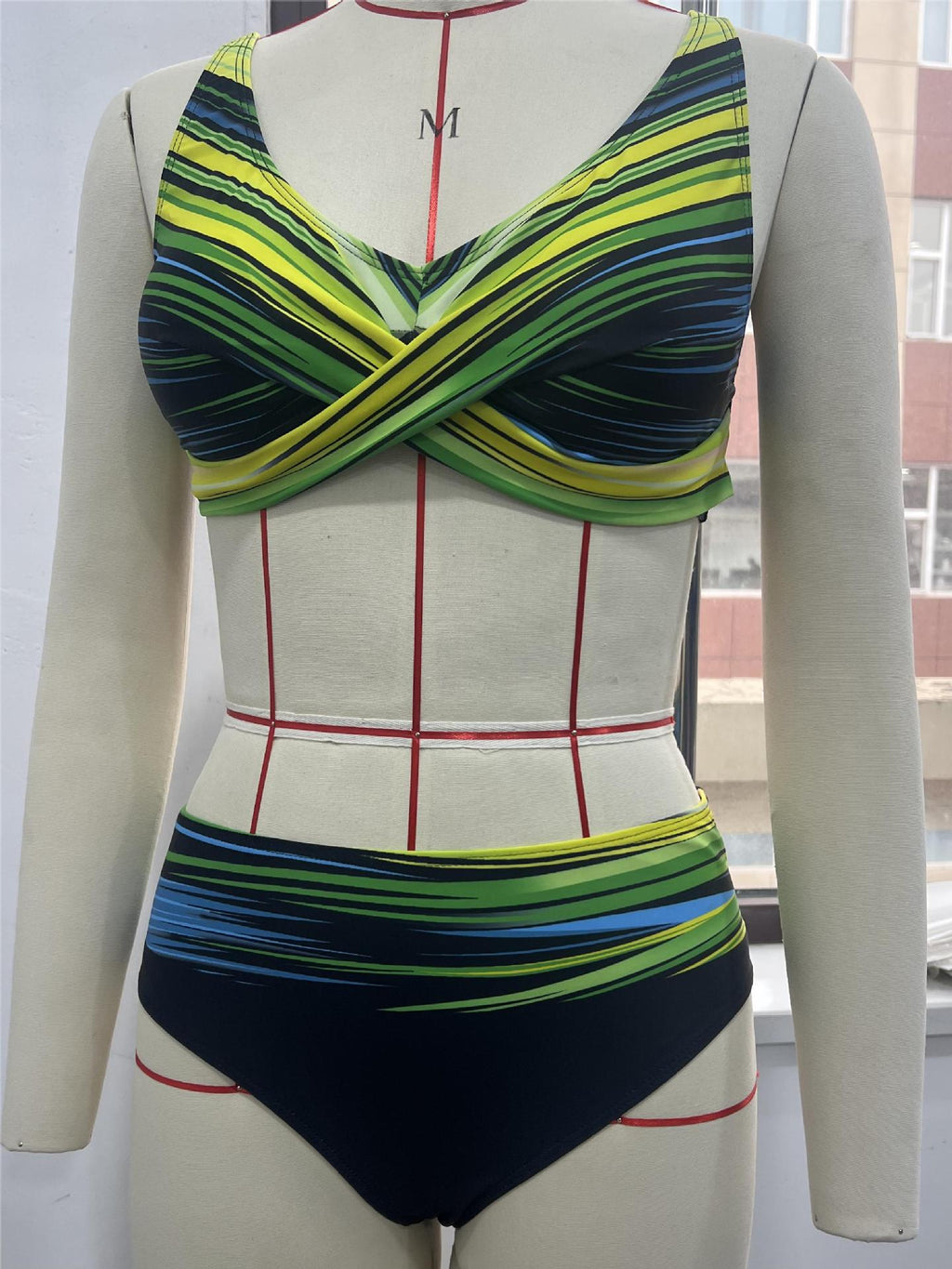 2023 Women's Triangle Back Bikini Set Plus Size