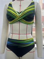 2023 Women's Triangle Back Bikini Set Plus Size