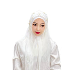 Fashion Muslim Hijab Scarf with Beads and Tassels