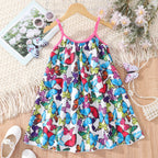 2023 Hot Selling Girls' Summer Rainbow Dress
