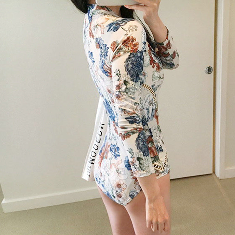 2020 New Korean Printed One-Piece Swimsuit (Slim Fit)