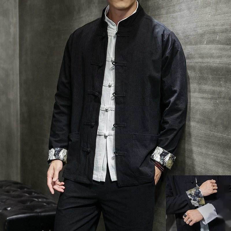 Embroidered Cotton Linen Plus Size Retro Jacket