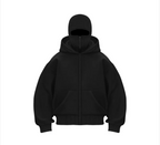 Fleece-Lined Dual Hood Sweatshirt | Streetwear