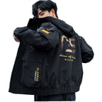 Trendy Korean Jacket with Functional Tooling Design