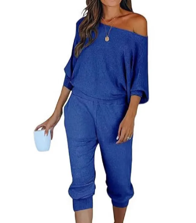 Off-the-shoulder Long Sleeve Pullover | Streetwear