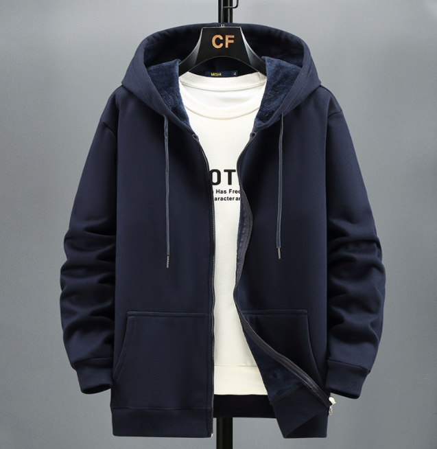 Trendy Loose Fit Plus Size Fashion Coat
