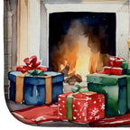 Welsh Springer Spaniel Cozy Christmas Dish Drying Mat