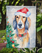 Saluki Christmas Garden Flag