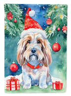 Petit Basset Griffon Vendeen Christmas Garden Flag