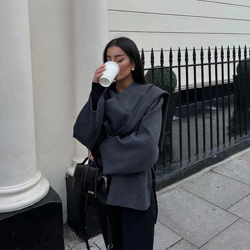 Asymmetry Chic Winter Coat