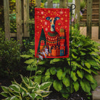 Greyhound Holiday Christmas Garden Flag