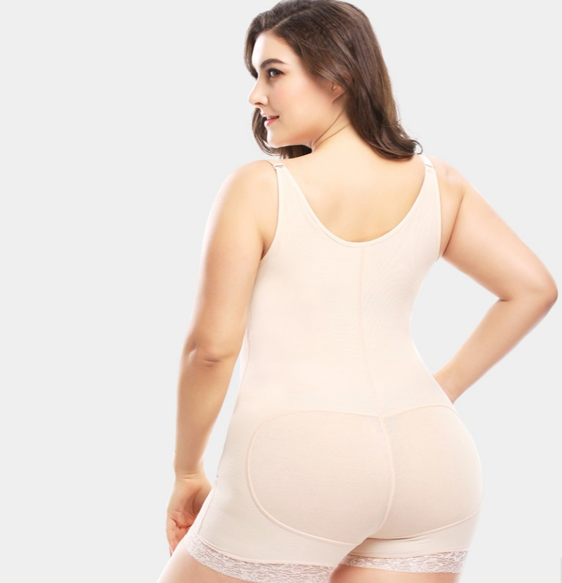 Plus Size Butt Lifter Bodysuit for Shaping and Support