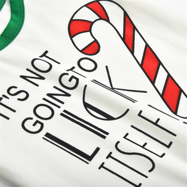 Striped Family Christmas Pajama Set for Home Wear
