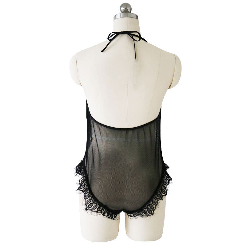 5XL Plus Size Women's Sexy Lace Lingerie Nightwear