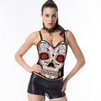 New Halloween Corset Shaping Waist Cincher Dress