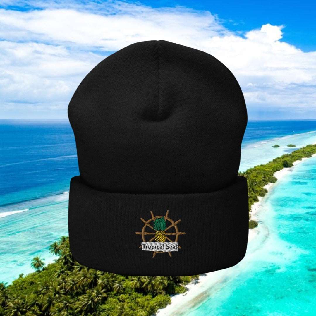 OG Tropical Seas Cuffed Beanie | Embroidered Cap