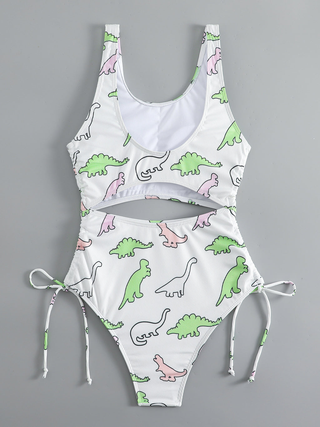 Cute Cactus Print One-Piece Swimsuit