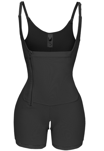 Topmelon Women's Shaping Bodysuit with Zipper D025B