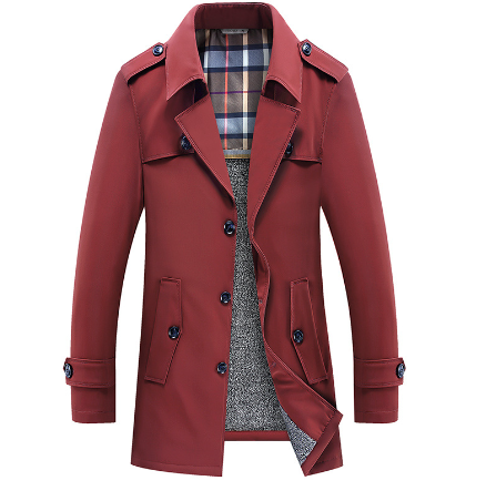 Plus Size Mid-Length Winter Business Jacket