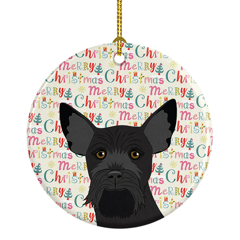 Schnauzer Black #2 Christmas Ceramic Ornament