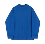 Casual Hoodless Solid Color Pullover | Streetwear