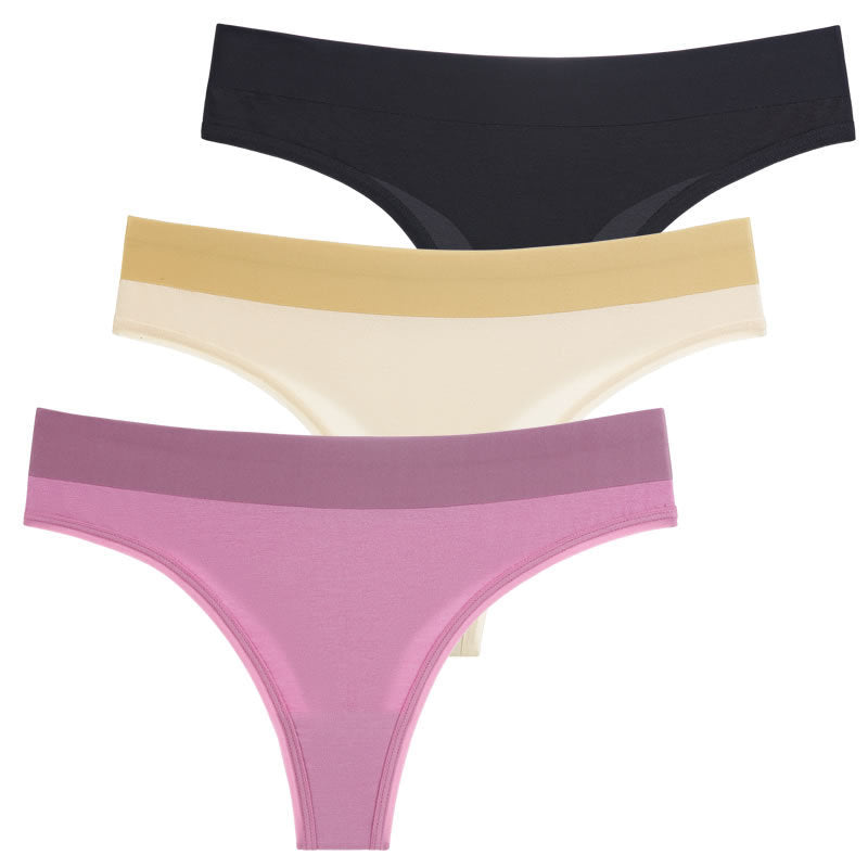 High-Elastic Women's Tummy Control Thong Underwear