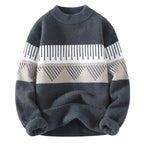 Men's New Half Turtleneck Faux Mink Cashmere Sweater