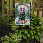 Lancashire Heeler Christmas Garden Flag