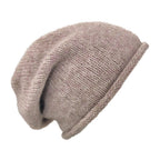Blush Essential Knit Alpaca Beanie | Embroidered Cap