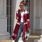 Straight Pocket Long Cardigan Coat