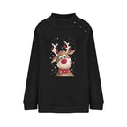 Fawn Loose Long Sleeve Christmas Sweatshirt for Women | Streetwear