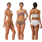 Plus Size Women's Cotton Mid-Rise Breathable Shorts