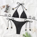 New Sexy Bikini Swimwear Set with Fringes for Women