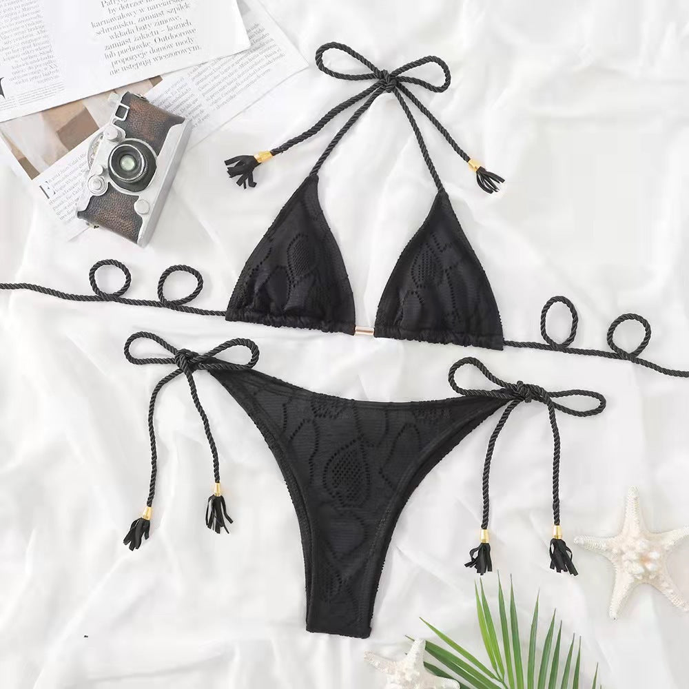 New Sexy Bikini Swimwear Set with Fringes for Women