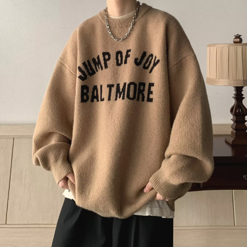 Trendy Thick Men's Brand Sweater