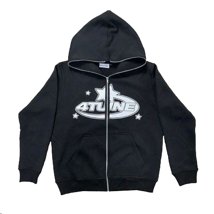 Full Face Zipper Hoodie | Streetwear