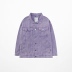 Loose Top Stitching Lapel Jacket