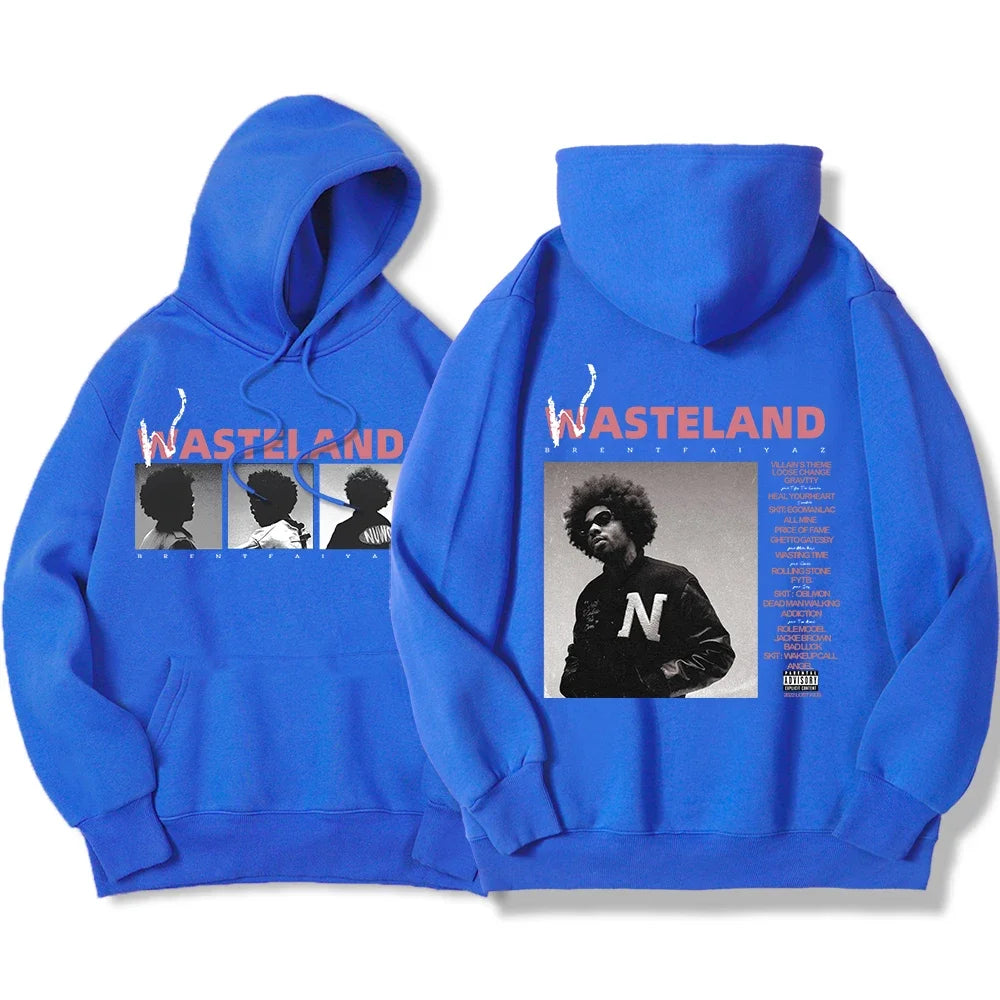 Brent Faiyaz Wasteland Graphic Hoodie Sweatshirt | Streetwear