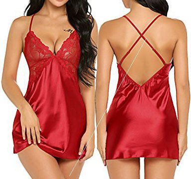 Lace Sleeveless Pajama Sleepwear for Women