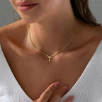 [Duplicate] [Archived] Gold & Silver Christian Cross Necklace