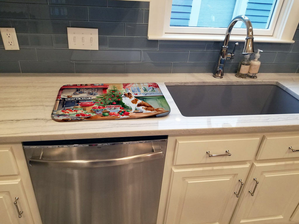 Japanese Chin Christmas Cookies Dish Drying Mat