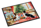 Papillon Christmas Cookies Doormat