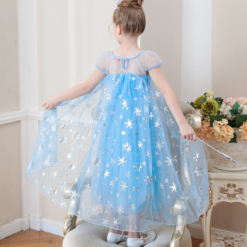 Frozen Princess Dress for Kids - Christmas Performance Outfit