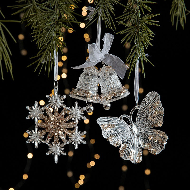 Acrylic Christmas Sequin Pendant