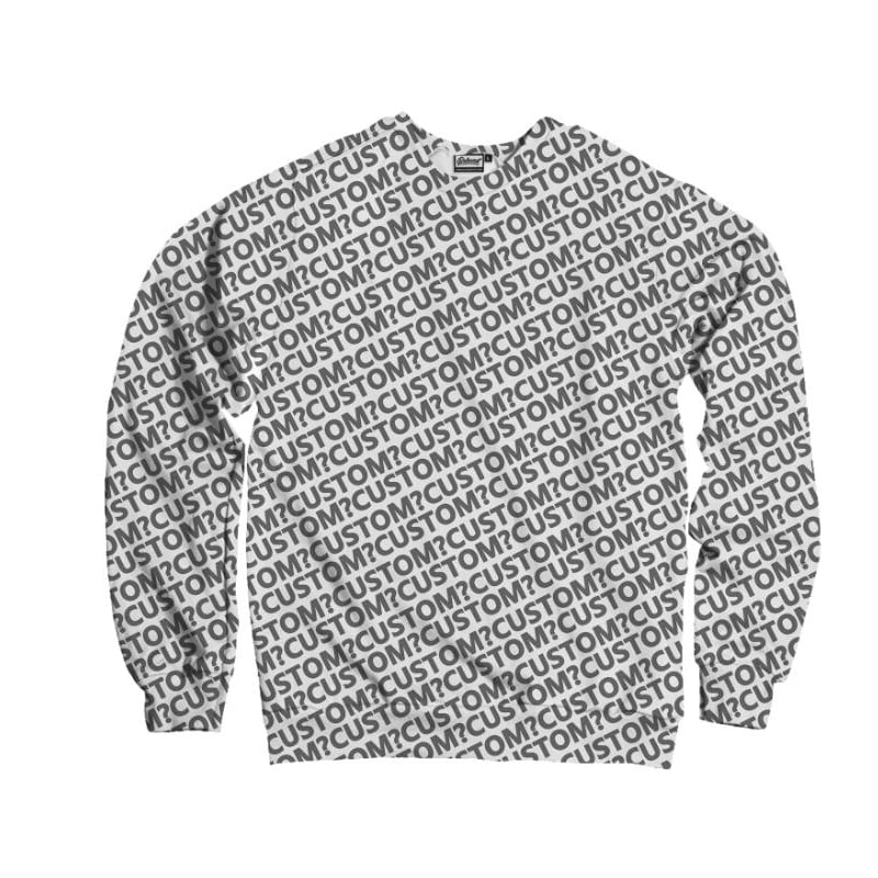 3D Geometric Pattern Oversize Round Neck Sweater