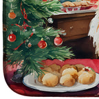 Pekingese Christmas Cookies Dish Drying Mat