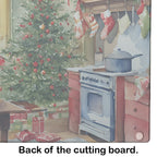 Boxer Christmas Cookies Glass Cutting Board