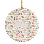 Peterbald #1 Cat Christmas Ceramic Ornament